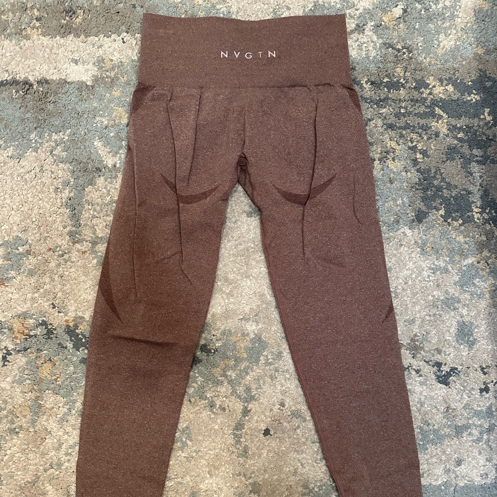 NVGTN never worn chocolate leggings